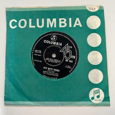 Chris Farlowe & Thunderbirds   Itty Bitty Pieces-Original UK Columbia 7''-DB 7237