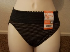 3 PAIR WARNERS No Pinching No Problems microfiber panties with Lace Size S/5