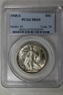 1945-S  .50  PCGS  MS 65    Walking Liberty,  Lady Liberty Half