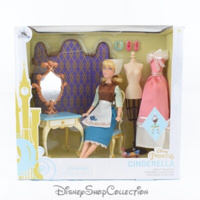 DISNEY STORE Cinderella Doll Set That's Love Cinderella Hairdresser