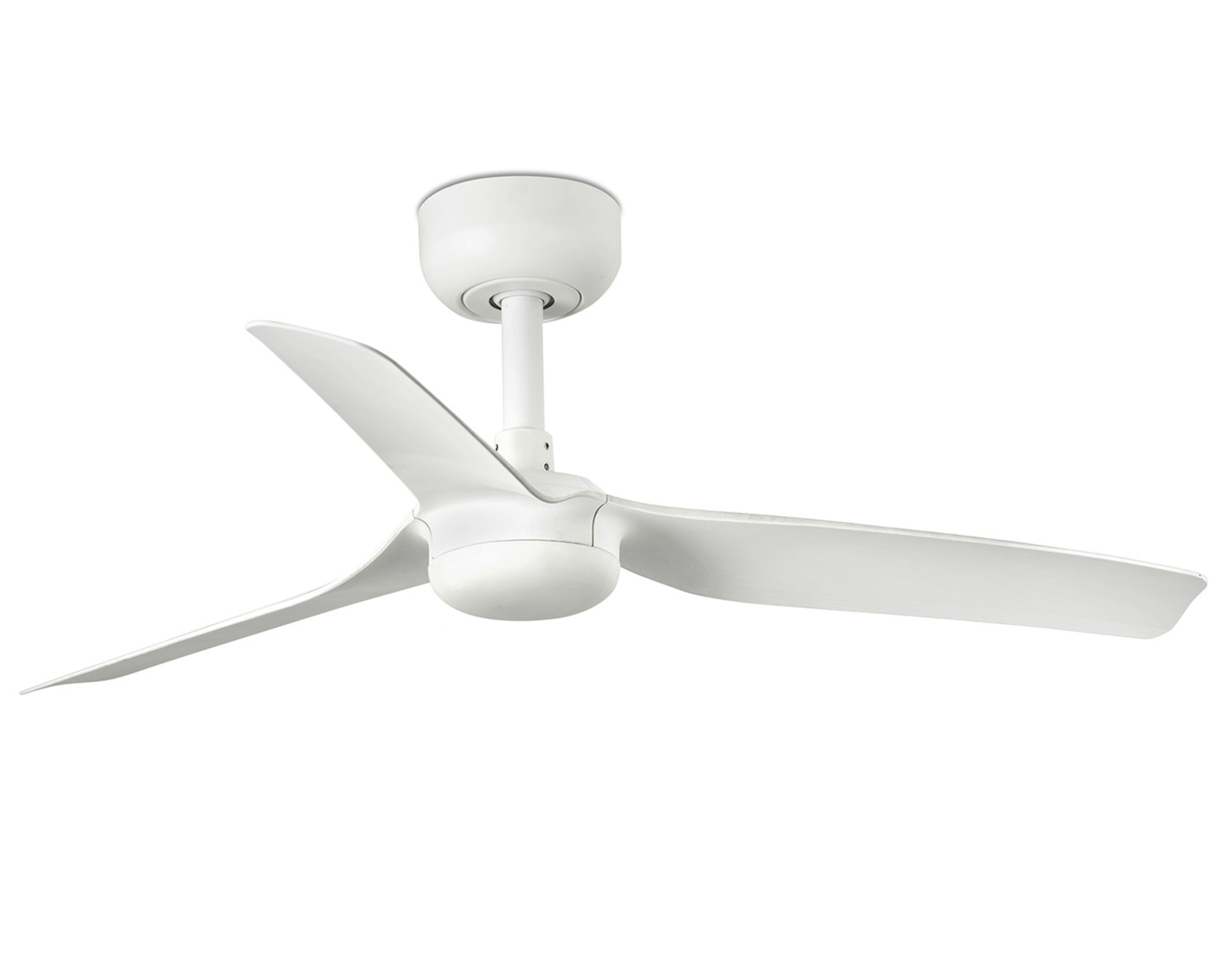 Small Bedroom Fan 90cm Mini Punt White DC Ceiling fan with Remote 6 Speeds