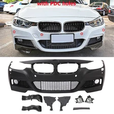 Front Bumper for BMW 3 Series F30 M Sport M-Tech with PDC+fog light  2012-2018