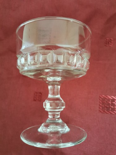 Vintage Quality French Glass Wine Or Dessert Glass Traditional Old 11.5cm High - Picture 3 of 11