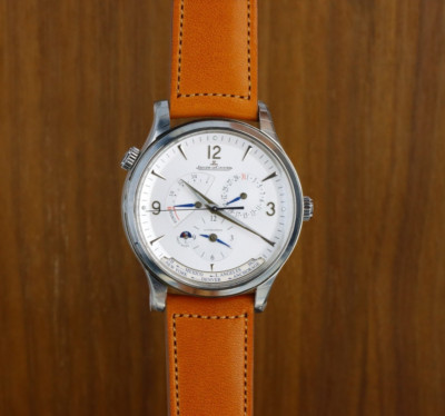 Jaeger-LeCoultre Master Control Geographic World Time Travel - Steel, Q4128420