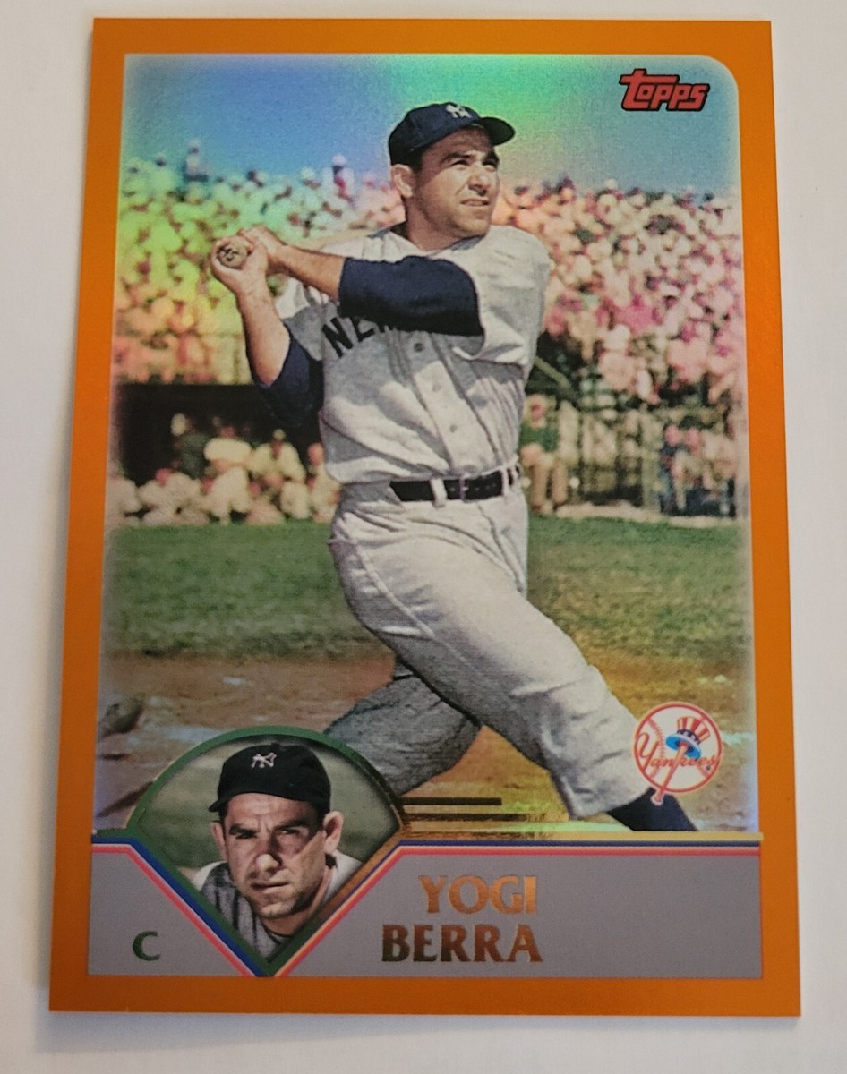 YOGI BERRA #10/15 ORANGE HOT FOILBOARD 2023 Topps Archives