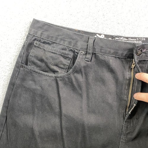 Pantalones de mezclilla LRG Lifted Research Group para hombre 42 40x32 clásicos 47 calce sueltos negros - Imagen 12 de 20