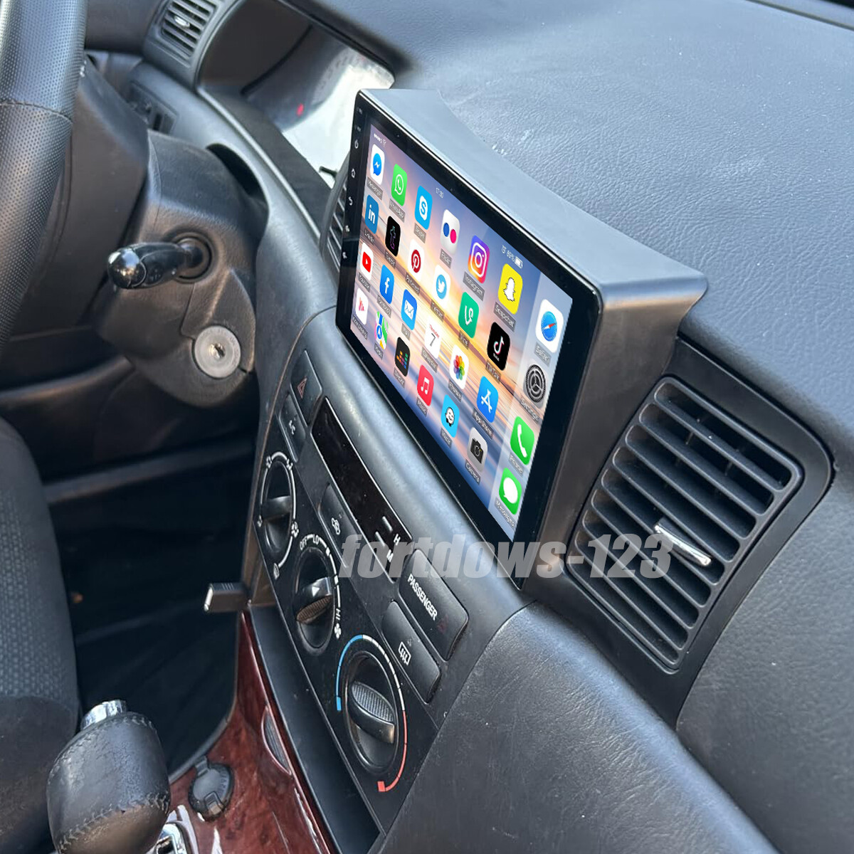 Stereo Head Unit Gps For Toyota Corolla 2003-2008 Carplay