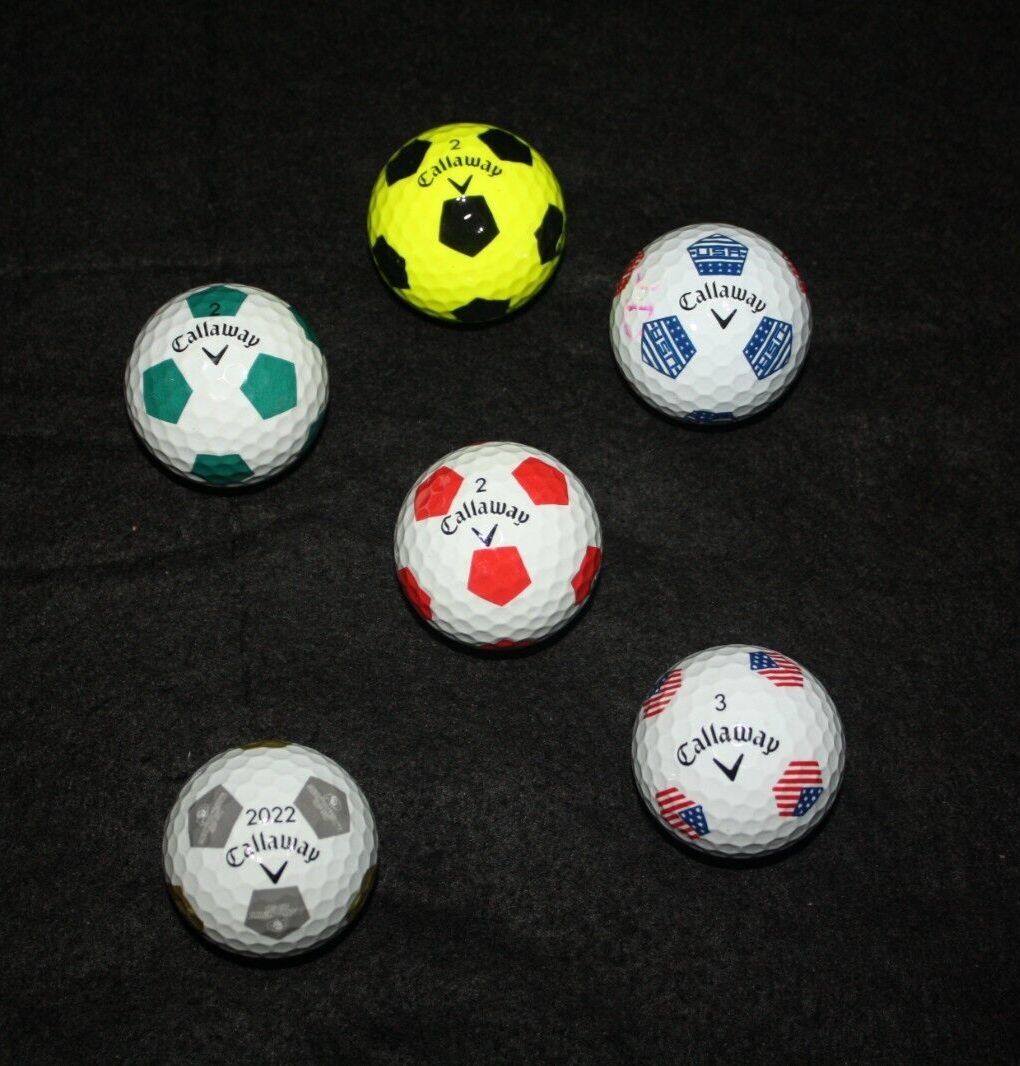 50 Calloway Chrome Soft Soccer Golf Balls, Used in Mint Condition, Free Shipping eBay