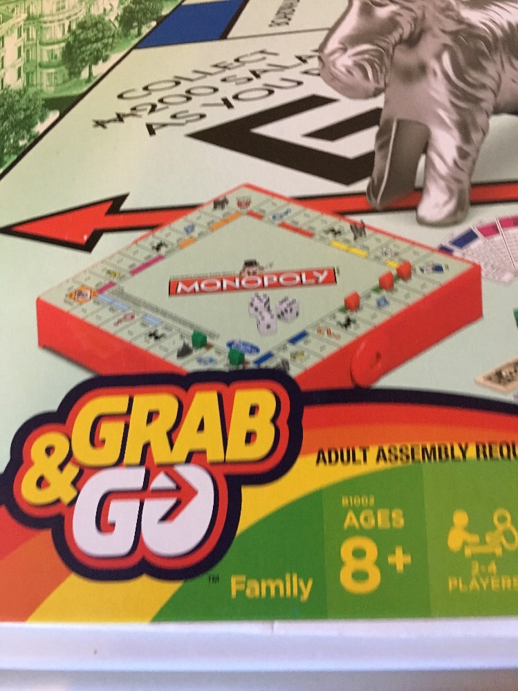 Contemporary Manufacture Monopoly Hasbro Fun Family Travel Board Game