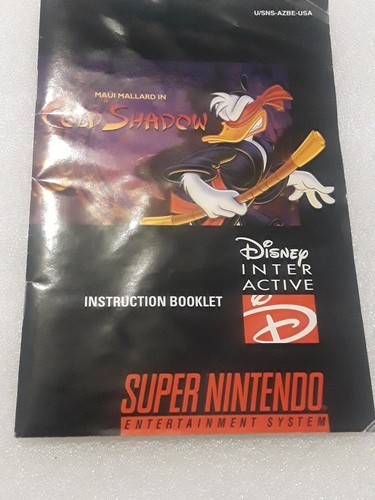 Maui Mallard in Cold Shadow Super Nintendo SNES Disney 1996 + Manual Authentic - Picture 12 of 14