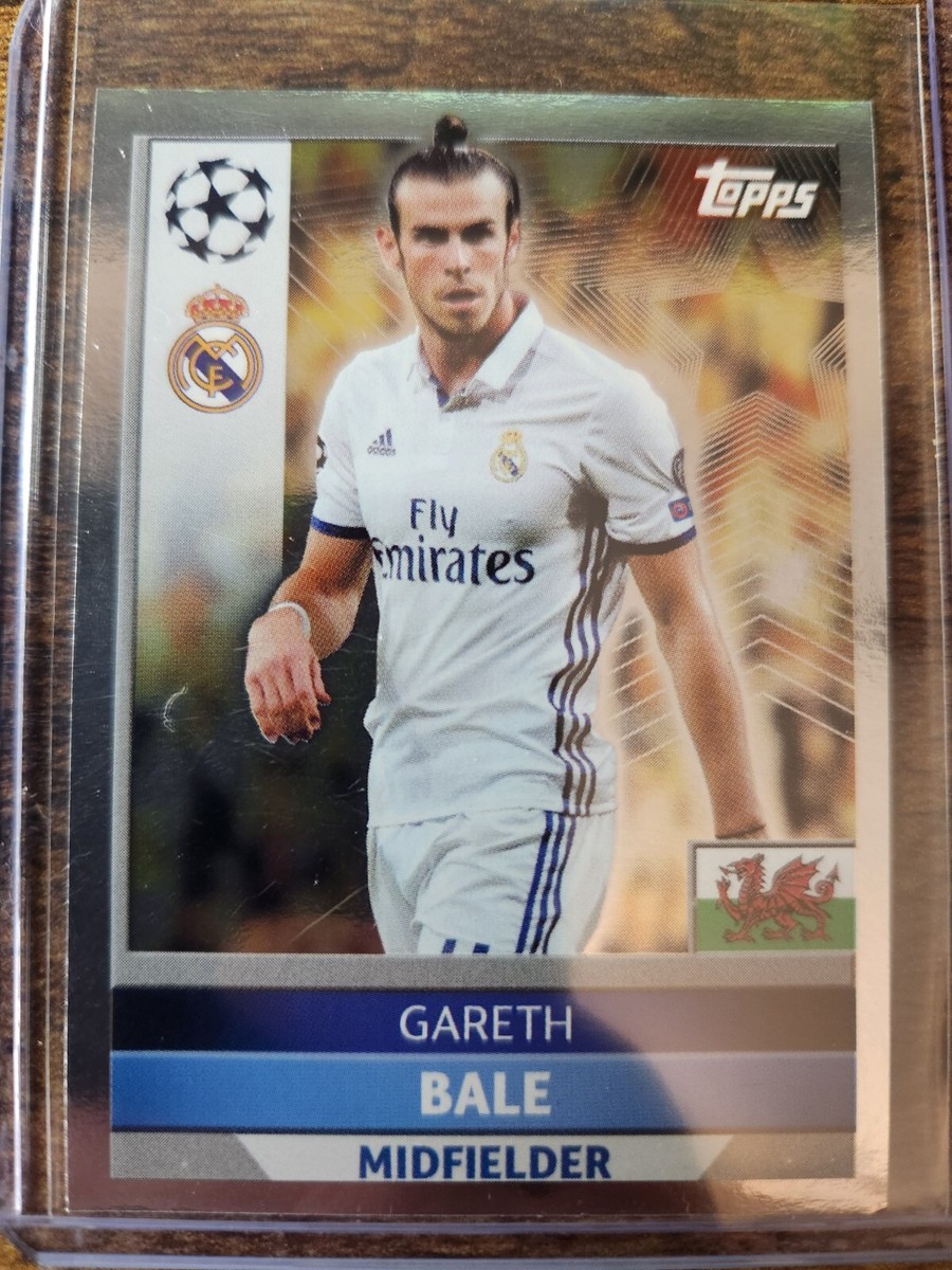 2016-17 Topps UEFA Champions League Sticker Gareth Bale Foil
