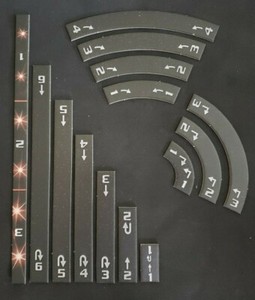 Star Trek Attack Wing Template Set