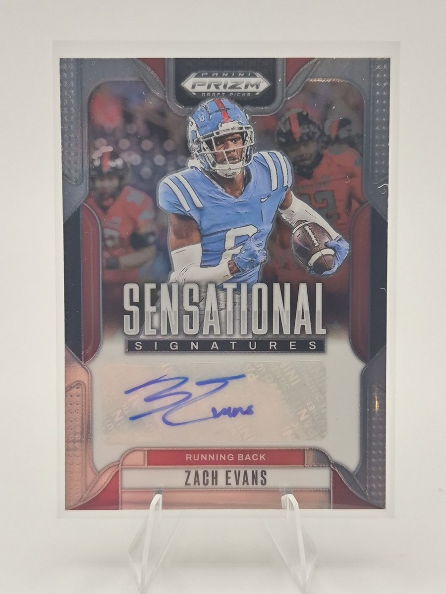 2025 Panini Prizm Draft Picks - Sensational Signatures Zach Evans