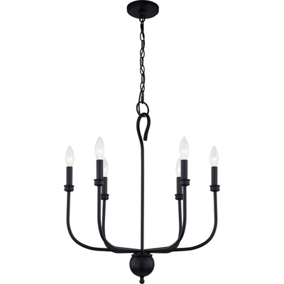 Blanche - 6 Light Chandelier     -Traditional Installation Chandelier Quoizel