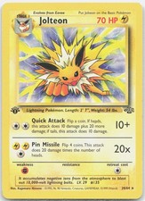 Jolteon [1st Edition] #20 Prices | Pokemon Jungle | Pokemon Cards