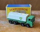 Vintage Lesney Matchbox 32 Leyland Petrol Tanker Toy Car w/ Original Box