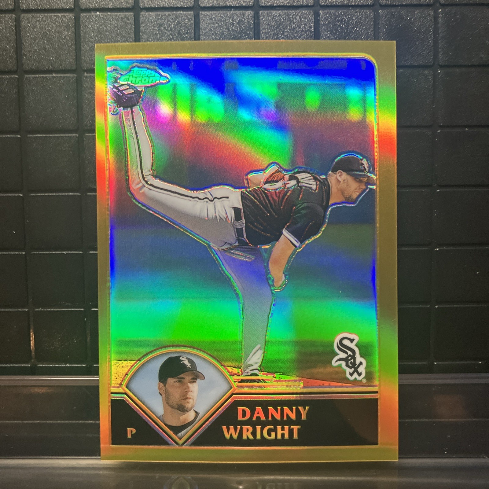 2003 Topps Chrome Gold Refractors Danny Wright Chicago White Sox #301