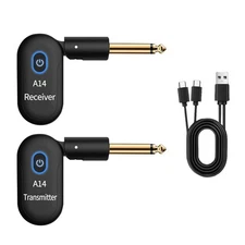2.4GHz Wireless System for Electric Guitar Bass Violin Receiver Transmitter Set