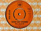 BOB DYLAN RAINY DAY WOMEN NOS 12 & 35 7" CBS (1966) VG+ FOLK ENGLAND