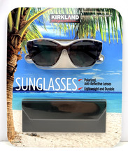 Kirkland Signature Women's Polarized Anti-reflective Tortoise Sunglasses New