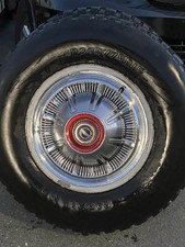 Two Vintage 66 67 68 Galaxie Ford Pickup Truck Bronco Hubcaps Wheel Covers 44