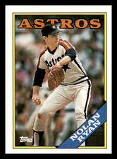 1988 Topps Nolan Ryan HOF  Houston Astros #250 Near Mint NM