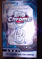 2021 Topps Chrome Ben Baller Baseball Factory Sealed Exclusive Hobby Box