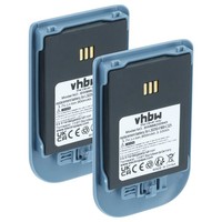 2X Akku FüR Unify Openstage WL3 WL3 Plus 900Mah 3,7V +Deckel