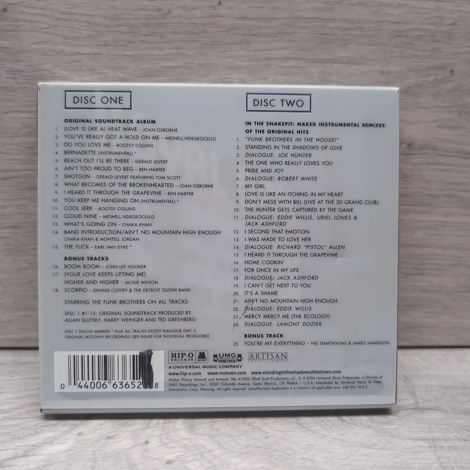 Standing In The Shadows Of Motown Deluxe Edition 2CD Album Deluxe Edition VG Con Foto 3 de 4