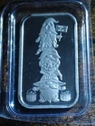 1 oz 999 Stacked Gnomes  Silver Art Bar Very Scarce By Silvertowne Mint Sealed