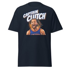 Jalen Brunson Shirt Captain Clutch New York Basketball Tee Playoffs Gear