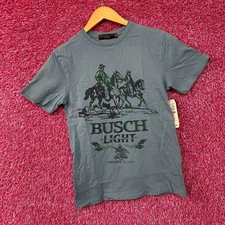 Junk Food Clothing Busch Light Vintage-Style T-Shirt XS