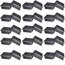 30 Pieces 2 inch Square Tubing End Caps 2"x2" Square Plastic Plugs 2x2 Plasti...