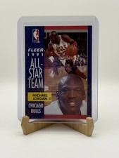 Fleer 1991 Michael Jordan All-Star Team & League Leaders Basketball Card Lot