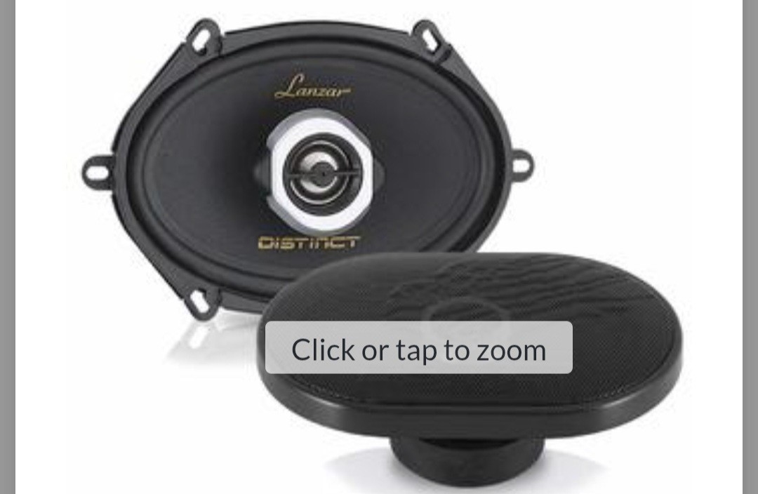 Lanzar Distinct 5.72.5x7in 2-Way Car Speaker 200W coaxial sp