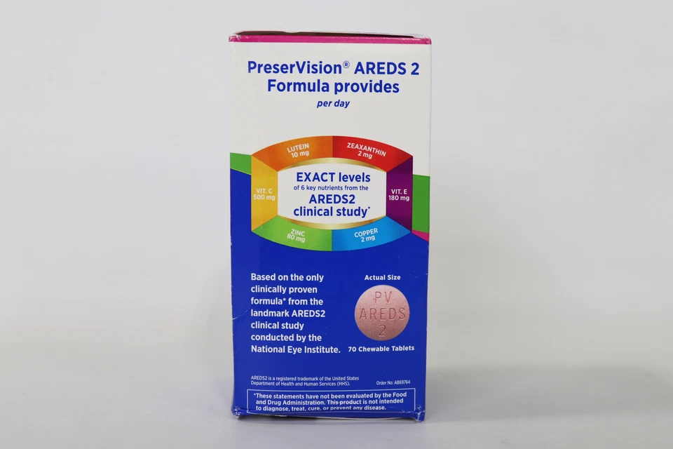 PreserVision AREDS 2 vitaminas para ojos 60 unidades, caducidad: 30/11/2025 Foto 4 de 4