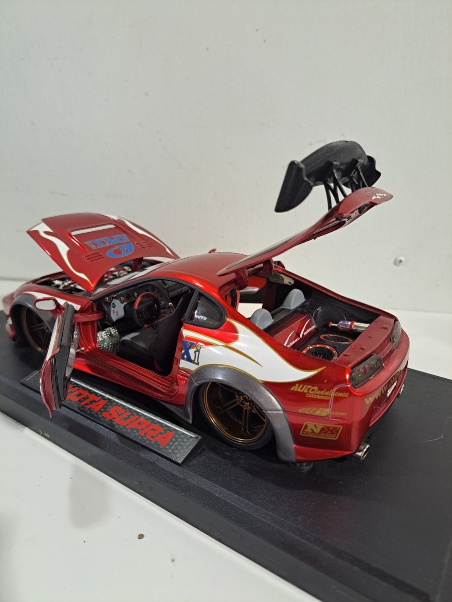 Jada Import Racer! 1:18 Die Cast Apexi Toyota Supra Drift Car w