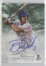 2013 Bowman Inception Prospect Auto Green 21/25 Bubba Starling #PA-BS Auto 8we