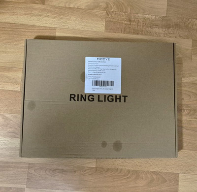 Ring Light Kit LED Videoleuchte, Weiß