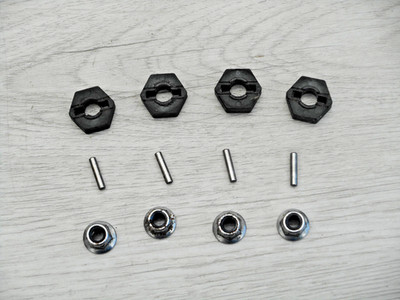 Traxxas T-Maxx 2,5 Sechskantstift & Mutter Set 14 mm