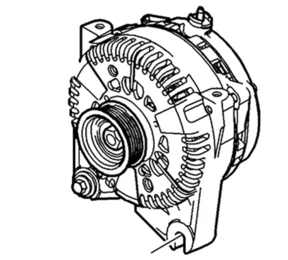 Alternator-Retail Motorcraft GLV-8947-RM Reman fits 01-04 Ford Mustang 4.6L-V8 - Image 2 of 2
