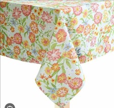 Celebrate Together Spring/ Summer Floral Tablecloth Oblong Size 60in x 102in