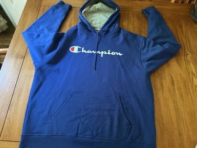 Champion Men s Hoodie Royal Blue, Size XL