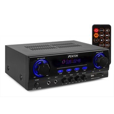 Fenton AV440 HiFi Amplifier with Bluetooth Media Player - 400W Stereo Amp