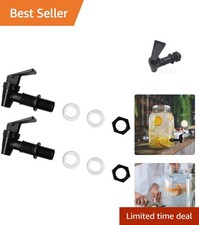 2 Pcs BPA Free Replacement Faucet - Easy Lever Water Dispenser Tap for Kitchen