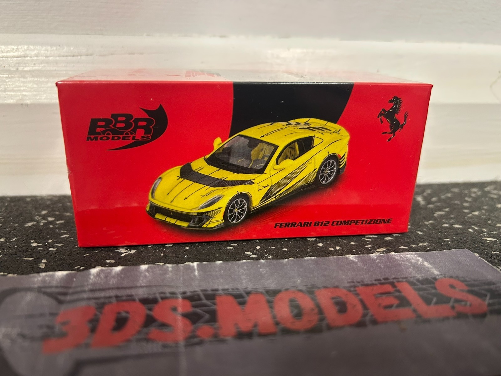 BBR FERRARI 812 COMPETIZIONE YELLOW 1/64 *COMBINE POSTAGE*