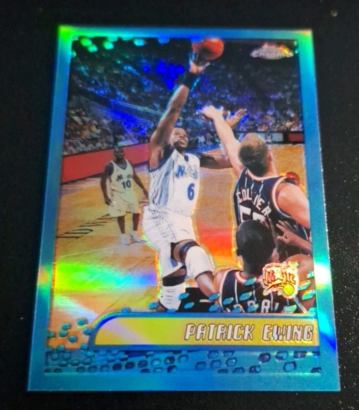 2001-02 TOPPS CHROME REFRACTOR SP #33 PATRICK EWING ORLANDO MAGIC HOF NRMT-MT!!!
