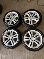 4X Mercedes W203 W209 CLK SLK 17” Alloy Wheels & TYRES 8.5j ET30 7.5j ET36 Set