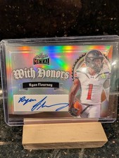 Ryan Flournoy Leaf Metal With Honors Silver Refractor Auto 9/10 Cowboys WR!!!!!