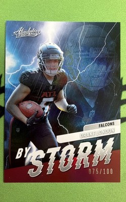 2022 Panini Absolute - By Storm Drake London #BST-7 Spectrum Red /100 (RC)